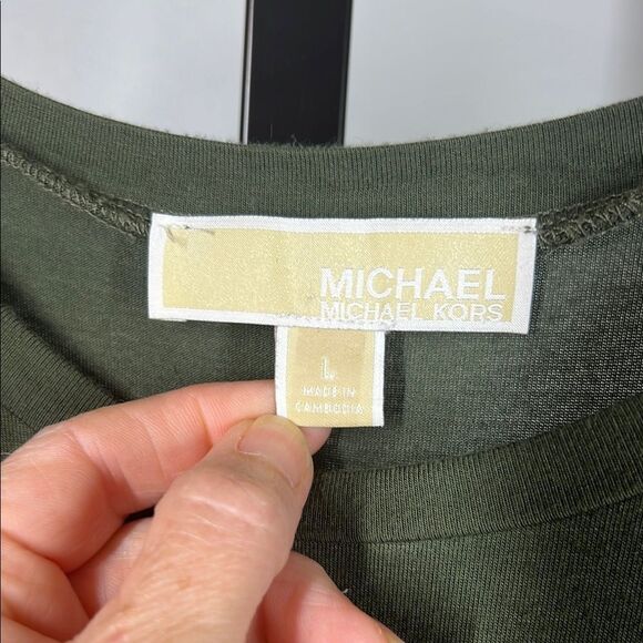Michael Kors Green Sleeveless Tank Top - Picture 7 of 7